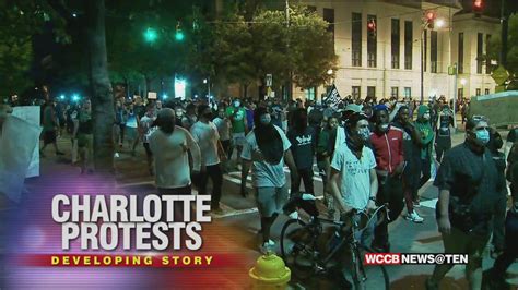 Uptown Sees Largest Crowd Yet On Third Day Of Charlottes Protests
