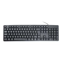 Teclado Standar Abnt Ii Modelo Kb Usb Preto