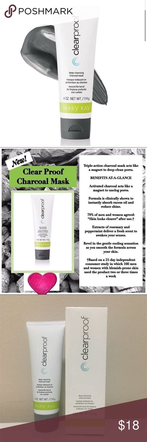 We often address the stressors plaguing our insides without acknowledging the toll they may take on our skin. Mary Kay Clearproof Deep Cleansing Charcoal Mask 4oz Brand ...