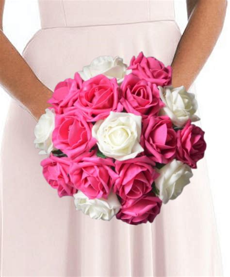 Artificial Wedding Flower Package Rose Bridal Flowers 5piece