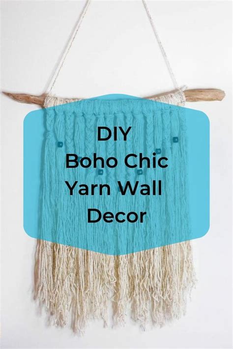 Diy Boho Decor Idea For Living Room Wall Diy Boho Decor Yarn Wall