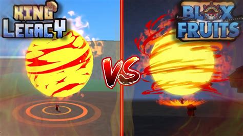Which Flame🔥 Is Better King Legacy And Blox Fruits Compare Youtube