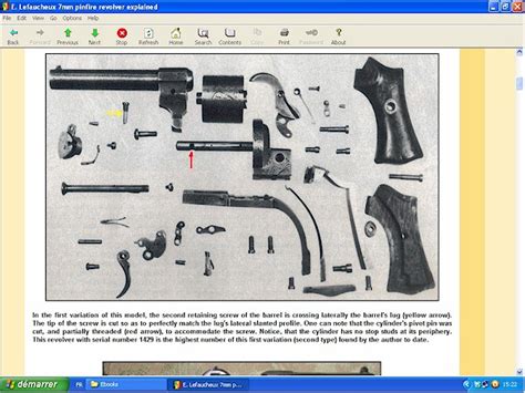 E Lefaucheux 7mm Pinfire Revolver Explained Downloadable Ebook Handl
