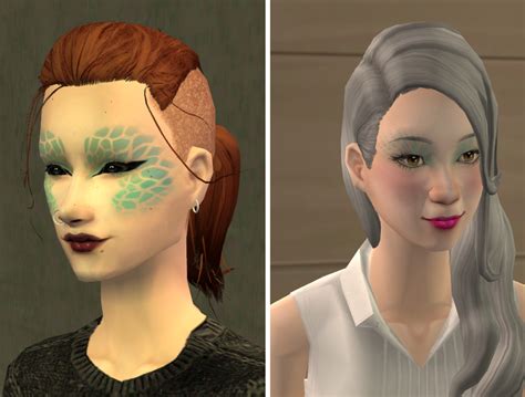 Marjas Stuff Alien Makeup Makeup Sims 2 Makeup