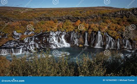 Barnafossar Falls In Iceland Stock Photo Image Of Country Falls