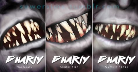 Клыки Gnarly Teeth By Sewer Sims Мужские аксессуары для Sims 4