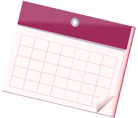 Blank Calendar Clipart Customize And Print