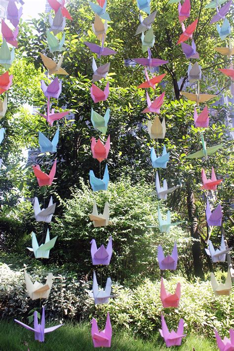 500 Cranes 25 Strings20 Cranes Each Origami Paper Crane Wedding