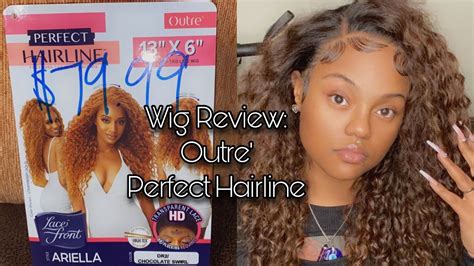 Wig Review Outre Perfect Hairline Youtube