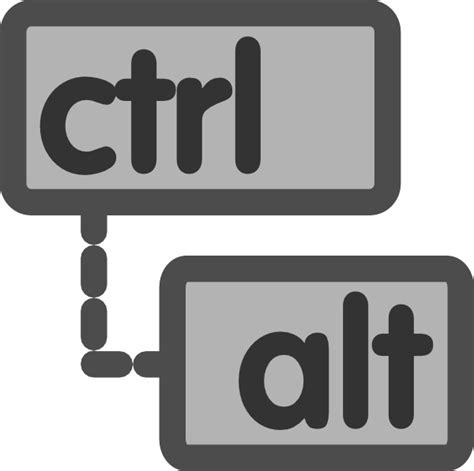 Ctrl Alt Clip Art At Vector Clip Art Online Royalty Free