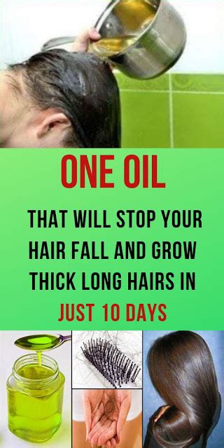 One Oil That Will Stop Your Hair Fall And Grow Thick Long Hairs In Just