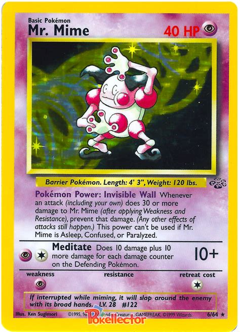 Mime can be caught at the locations listed below: Mr. Mime - Jungle #6 Pokemon Card
