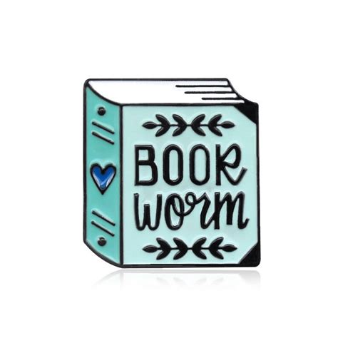 bookworm pin book enamel pins reading enamel pin enamel lapel etsy