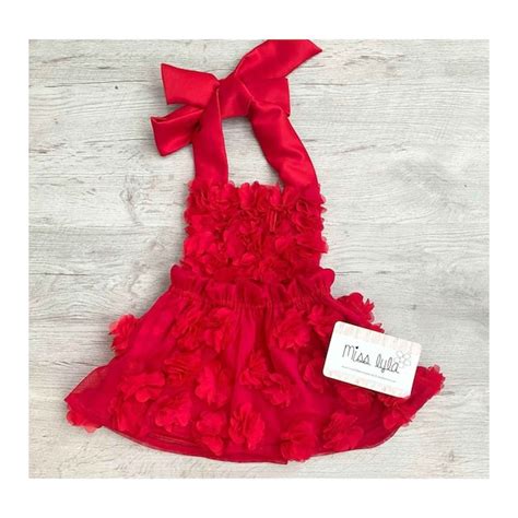 Baby Red Dress Vintage Etsy