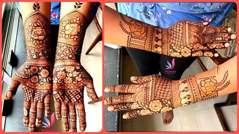 Top Stylish Eid Full Hands Mehndi Designs For Newly Married Girls 2019