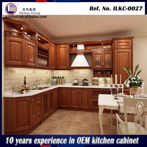 Solid Wood Kitchen Cabinet Modular Kitchen Designs For