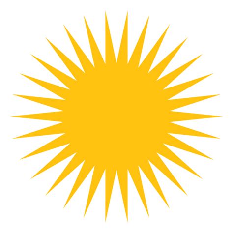 Icono de rayos de sol medio afilados - Descargar PNG/SVG transparente png image
