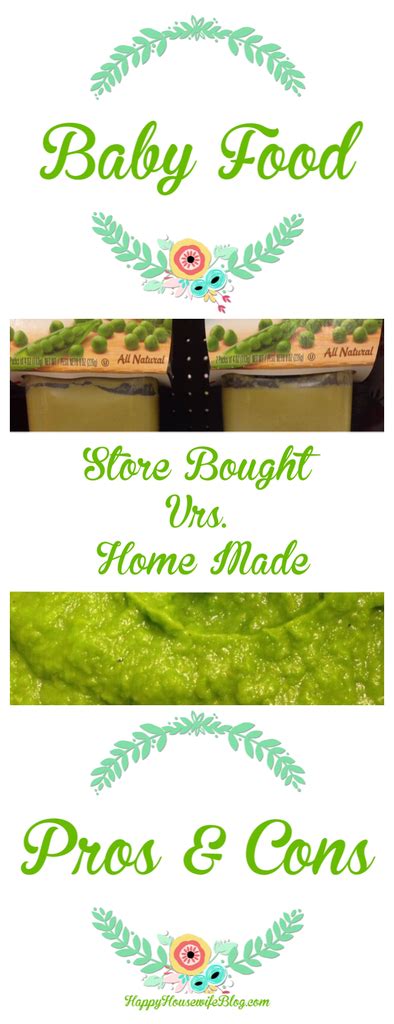 Check spelling or type a new query. Baby Food-Store Bought Versus Home Made-Pros & Cons | Baby ...