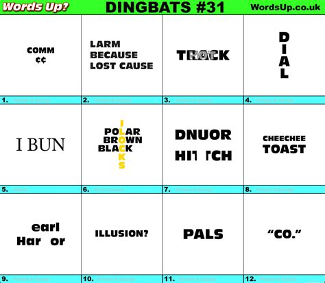 Dingbats Answers Level 31 Dingbats Logo Quiz Level 31 Answers