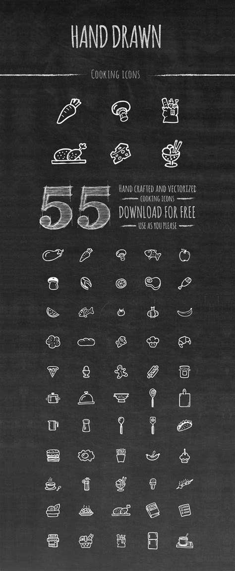 Free Cooking Hand Drawn Icons Averta Blog