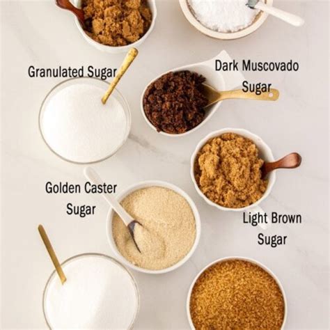 Common Types Of Sugar In Baking Baking Essentials Sugar Salt Magic