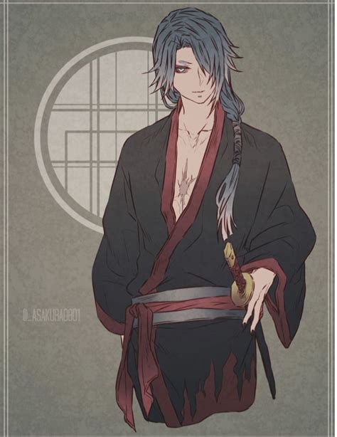 Kimetsu No Yaiba • Male Reader Anime Character Design Samurai Anime