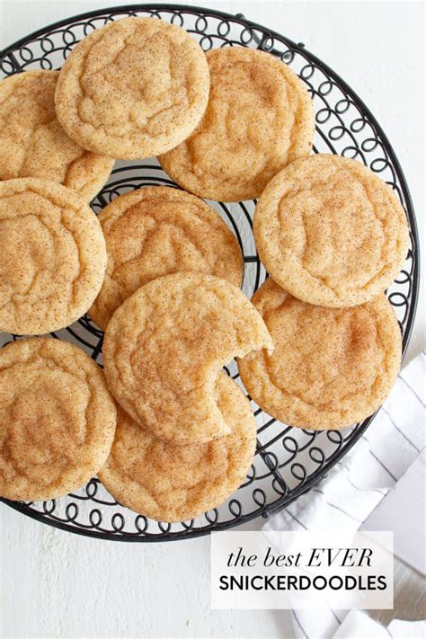 The Very Best Snickerdoodle Cookies Ive Ever Had Soft In The Middle