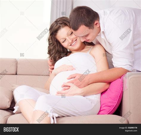 Happy Couple Expecting Image And Photo Free Trial Bigstock