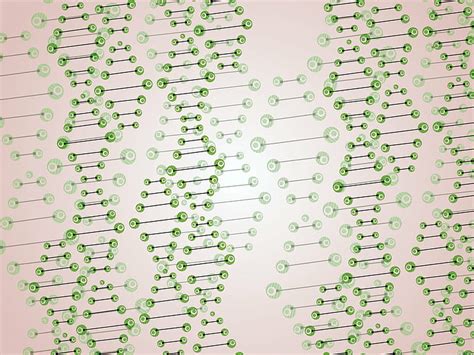 Hd Wallpaper 3 Abstraction D Dna Genetic Molecule Pattern