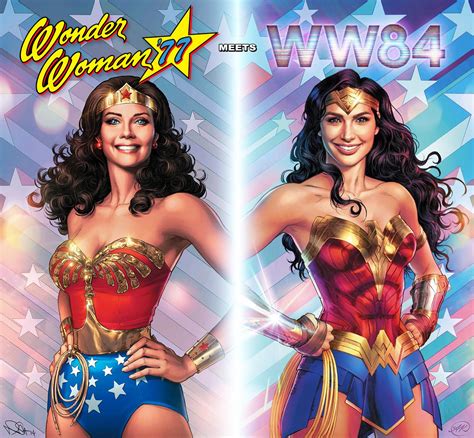 Artwork Wonder Woman 77 And Ww84 By Nicola Scott Colors By Annette Kwok Edited Together