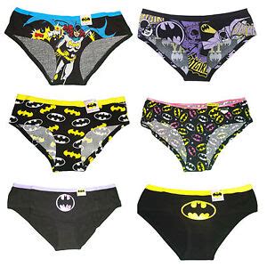 DC Comics BATMAN BATGIRL Womens Hipster Super Hero Panty Underwear NWT EBay