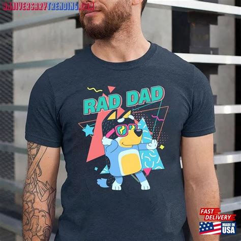Bluey Rad Dad Shirt T Shirt Bandit Hoodie Anniversarytrending