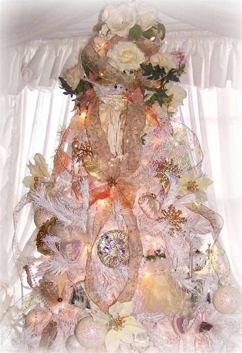 Olivias Romantic Home Shabby Chic White Christmas Tree