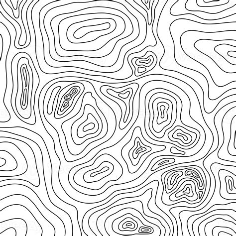 Illustration Of Topographic Map 13528885 Png
