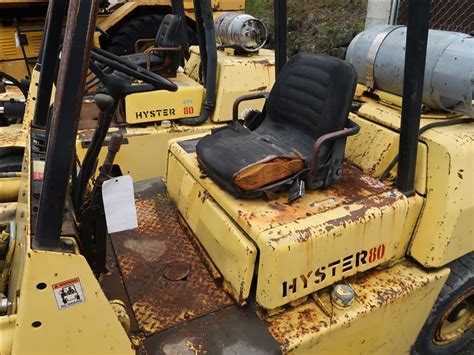 1987 Hyster H80xl Kenmore Heavy Equipment Contractors Equipment