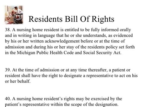 Resident Bill Of Rights And Responsibilities