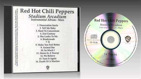 Red Hot Chili Peppers ‎ Stadium Arcadium Desecration Smile