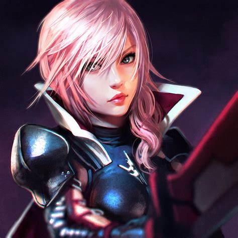 Lightning Farron Final Fantasy And More Drawn By Ilya Kuvshinov