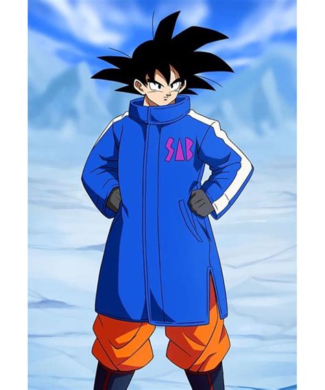 Dragon Ball Z Goku Sab Blue Jacket Goku Blue Leather Jacket