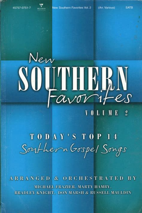 New Southern Favorites Volume 2 14 Gospel Songs
