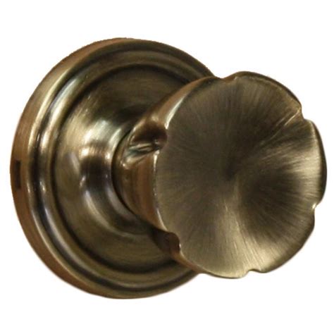 Weslock Traditionale Antique Brass Privacy Eleganti Knob 00610eaeasl20