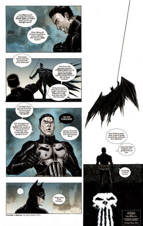 Punisher Central Pc Post 237 Punisher Vs Batman By Dana Obera