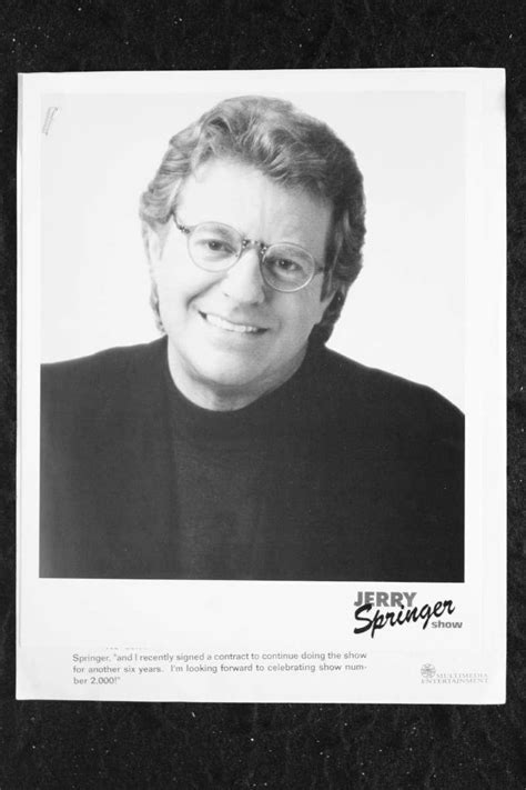 jerry springer signed autograph and headshot photo set jerry springer show ebay