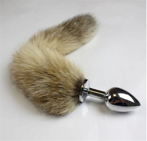 Fox Tail Anal Plug Metal Butt Plug Butt Anal Sex Toy For Men Women Adult Toy Stainless Steel