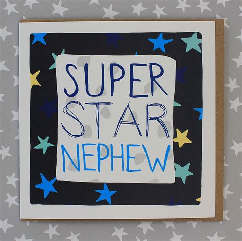 Check spelling or type a new query. Birthday Greetings Card For Nephew By Molly Mae | notonthehighstreet.com