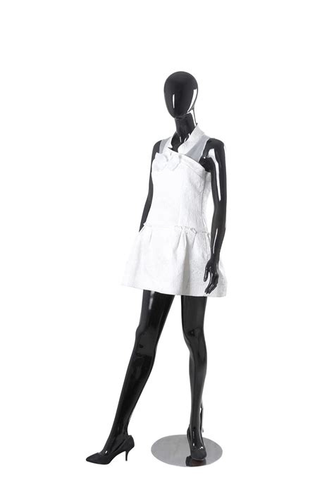 Glossy Black Female Abstract Mannequin Displays Depot Inc