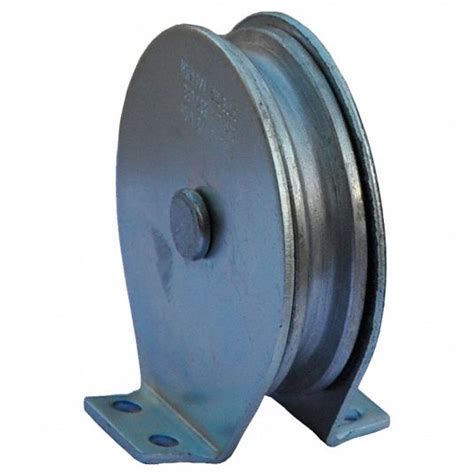 Grainger Approved Pulley Block Flat Mount Designed For Wire Rope 14