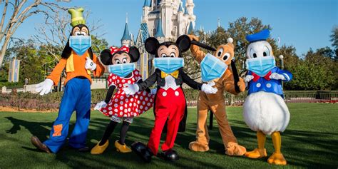 Disneyland Theme Park Characters Are Now Forced To Wear Masks Over