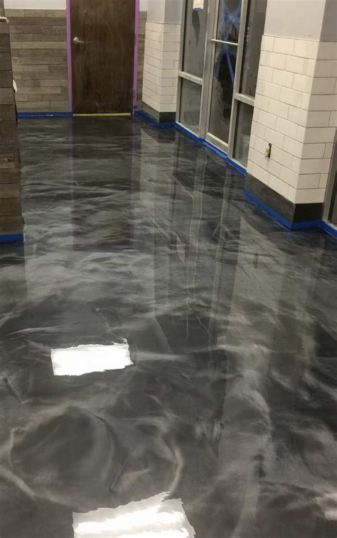 Want your floor to look like the moon? vitality bowl metallic epoxy floor coating | Floor ...