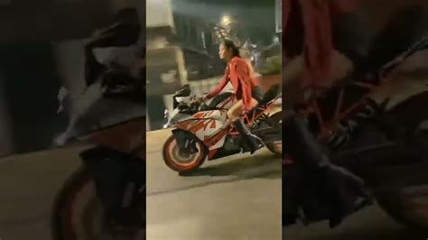 girl bike rider whatsapp status ktm shorts viral reels trending girlstatus bikelover